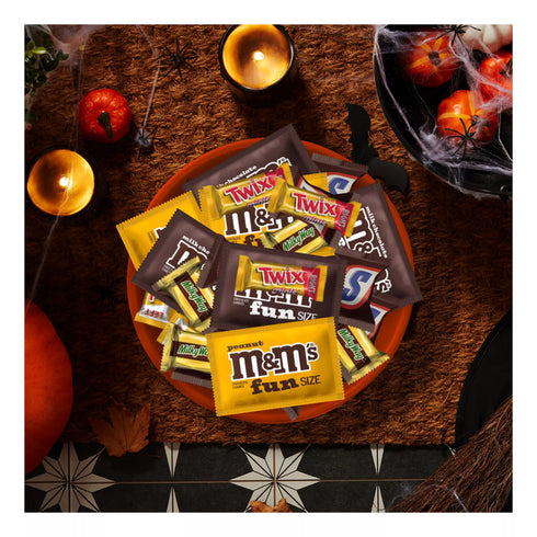 M&M's, Snickers & More Chocolate Halloween Candy Variety Bag, 110 ct